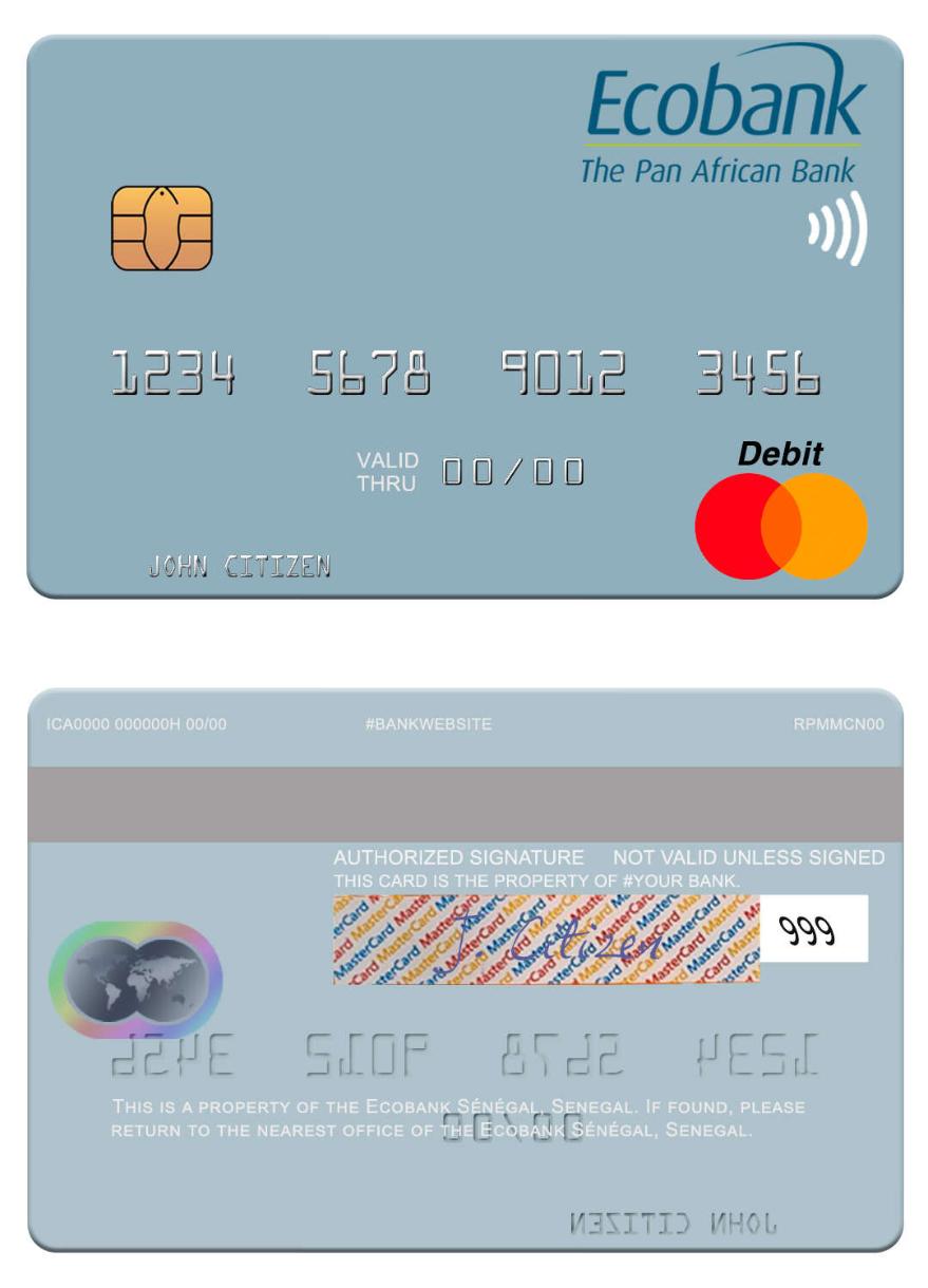 Senegal Ecobank Sénégal mastercard